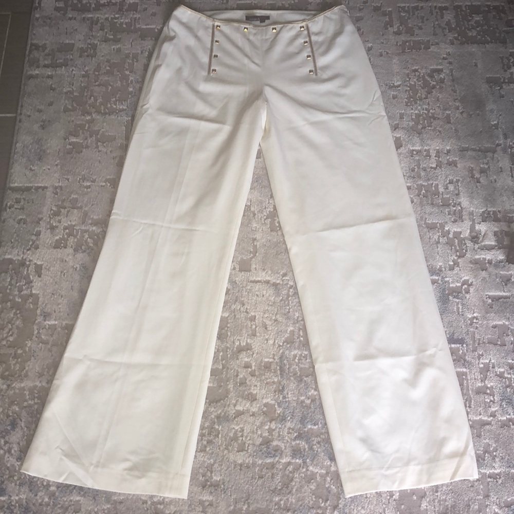 Boston Proper winter white lined dress pants